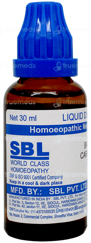 Sbl Baryta Carbonica 30C Dilution 30Ml